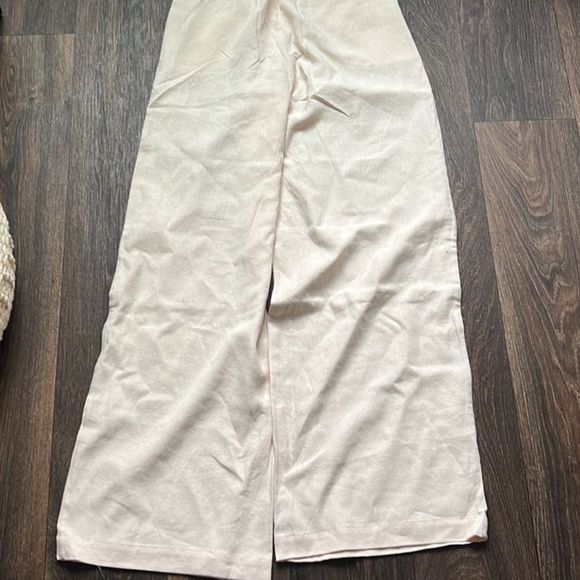 - Spell Every Single Day Linen Pants in Cream S - Picture 7 of 8